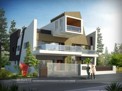 3D Panoramic  Architectural Bungalow